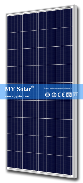 Yuqori samarali 160-180 Vt PV monokristalli quyosh paneli va uy quyosh energiyasi tizimi va quyosh moduli